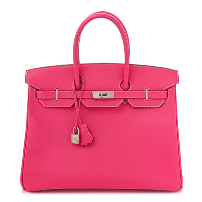 Hermes Epsom Birkin 35 Rose Tyrien 1 of 11