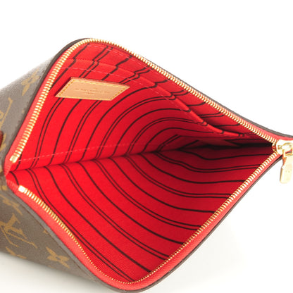 Louis Vuitton Monogram Neverfull MM GM Pochette Cherry 5 of 8
