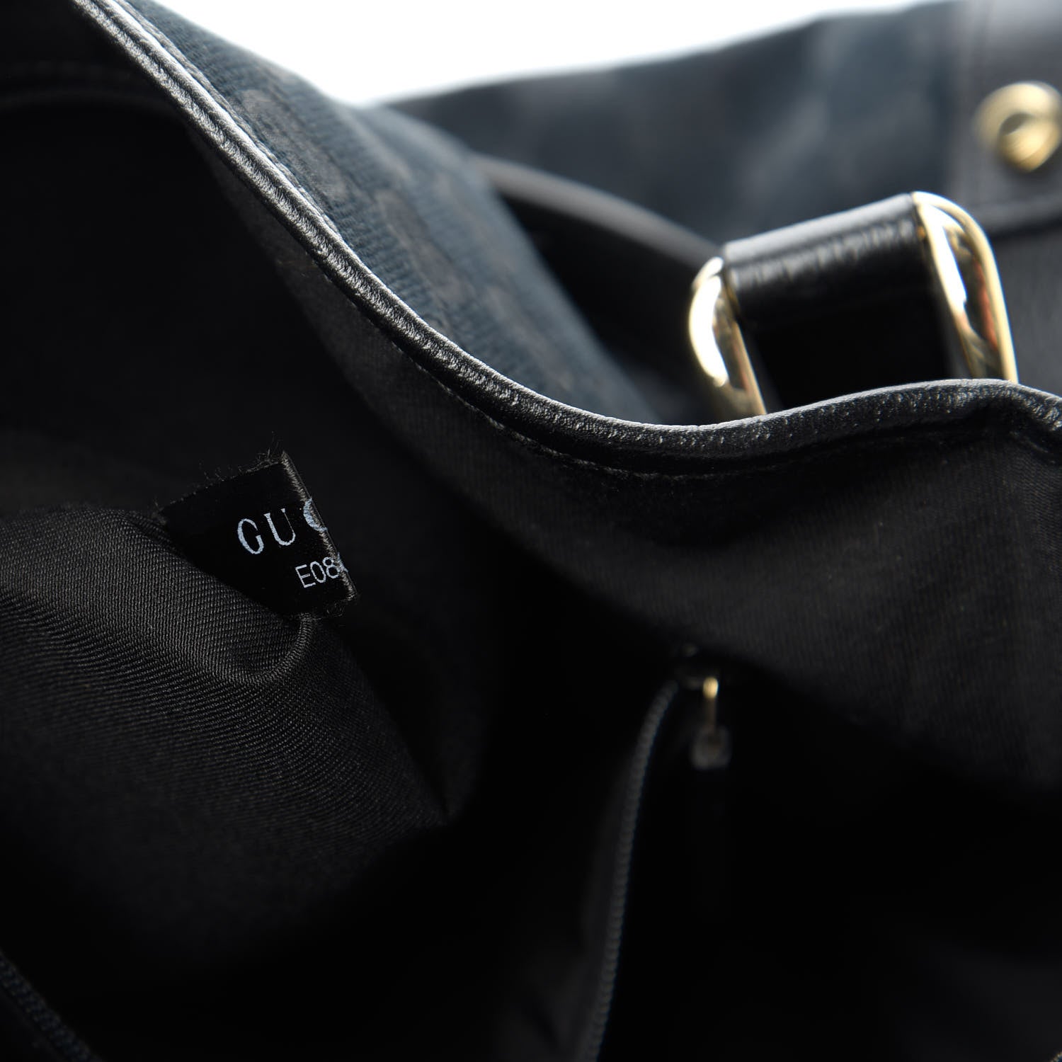 Gucci Monogram Medium Abbey Shoulder Bag Black 10 of 12
