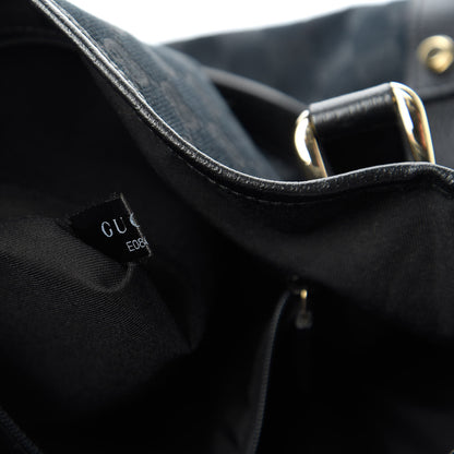 Gucci Monogram Medium Abbey Shoulder Bag Black 10 of 12