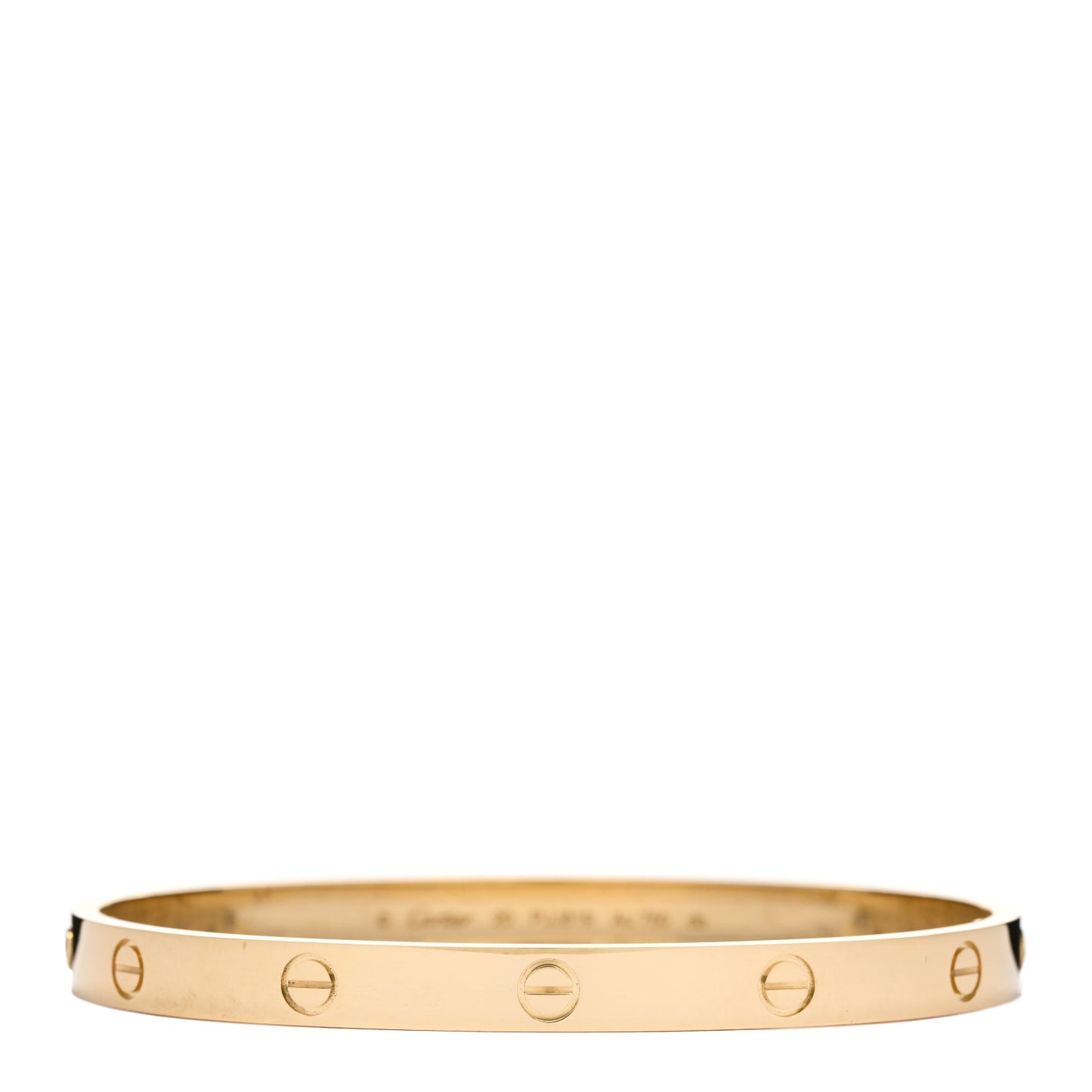18K Yellow Gold LOVE Bracelet 20