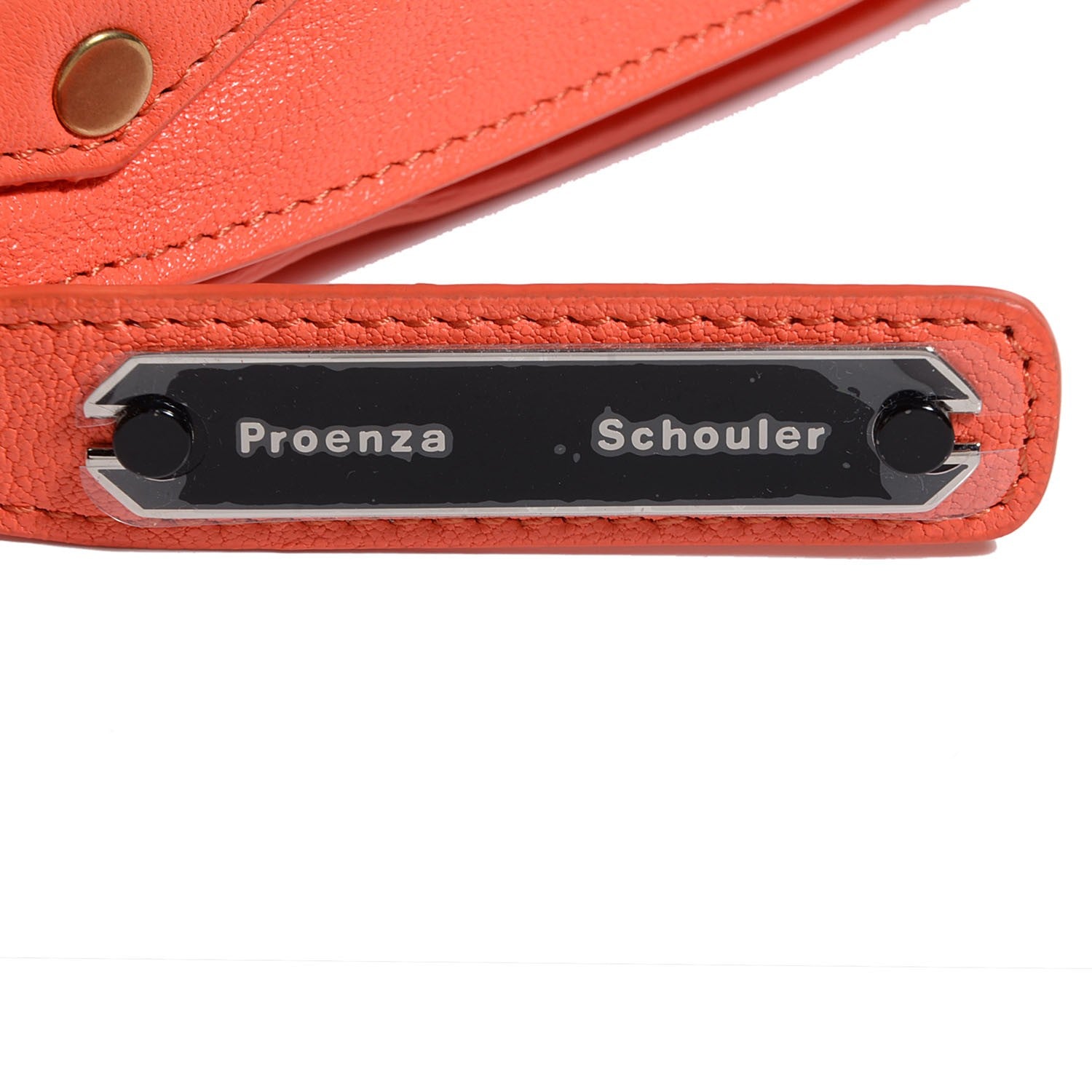 Proenza Schouler Lambskin Medium PS1 Satchel Grapefruit 7 of 15