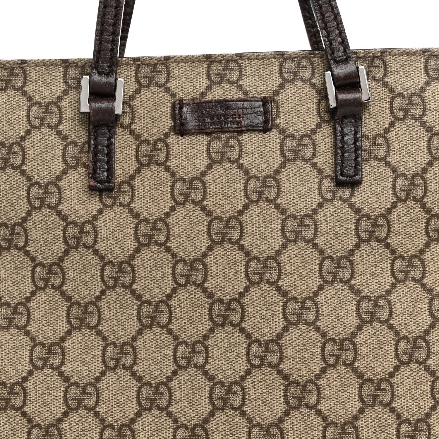 Gucci GG Plus Monogram Flat Vertical Tote Dark Brown 8 of 11
