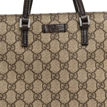 Gucci GG Plus Monogram Flat Vertical Tote Dark Brown 8 of 11