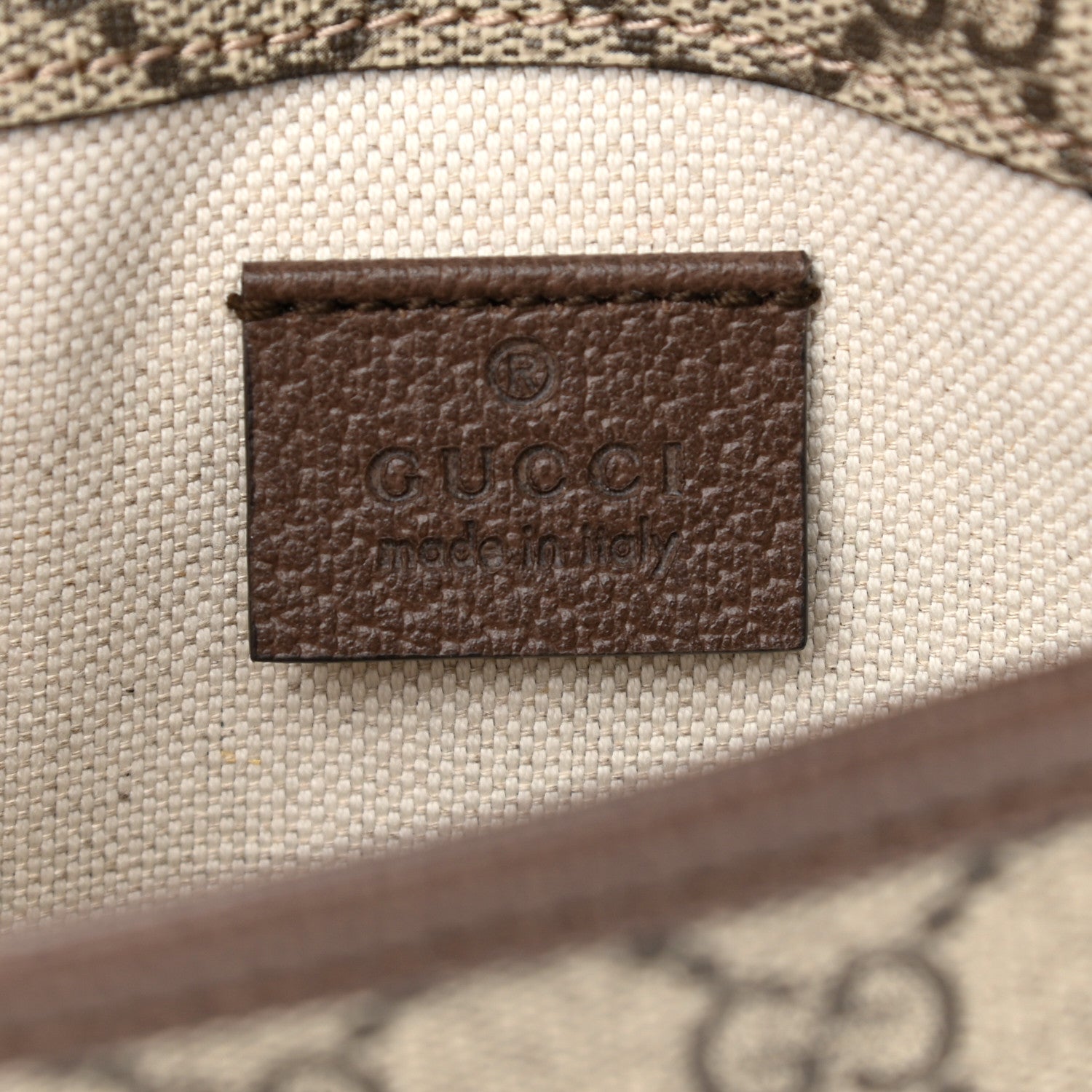 Gucci GG Supreme Monogram Neo Vintage Web Belt Bag Brown 6 of 11
