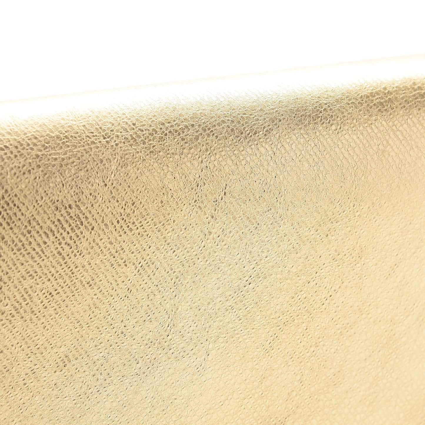 Metallic Textured Calfskin Classic Monogram Tassel Clutch Gold