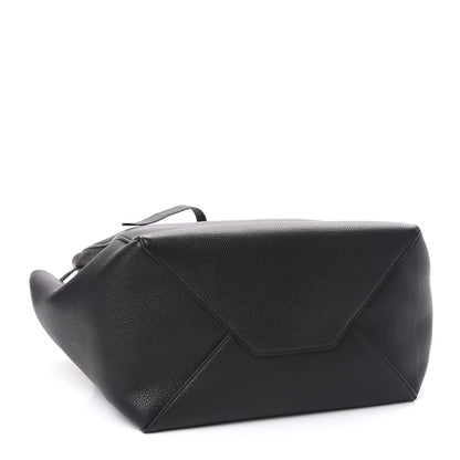 Celine Soft Grained Calfskin Small Belt Cabas Phantom Black 4 of 9