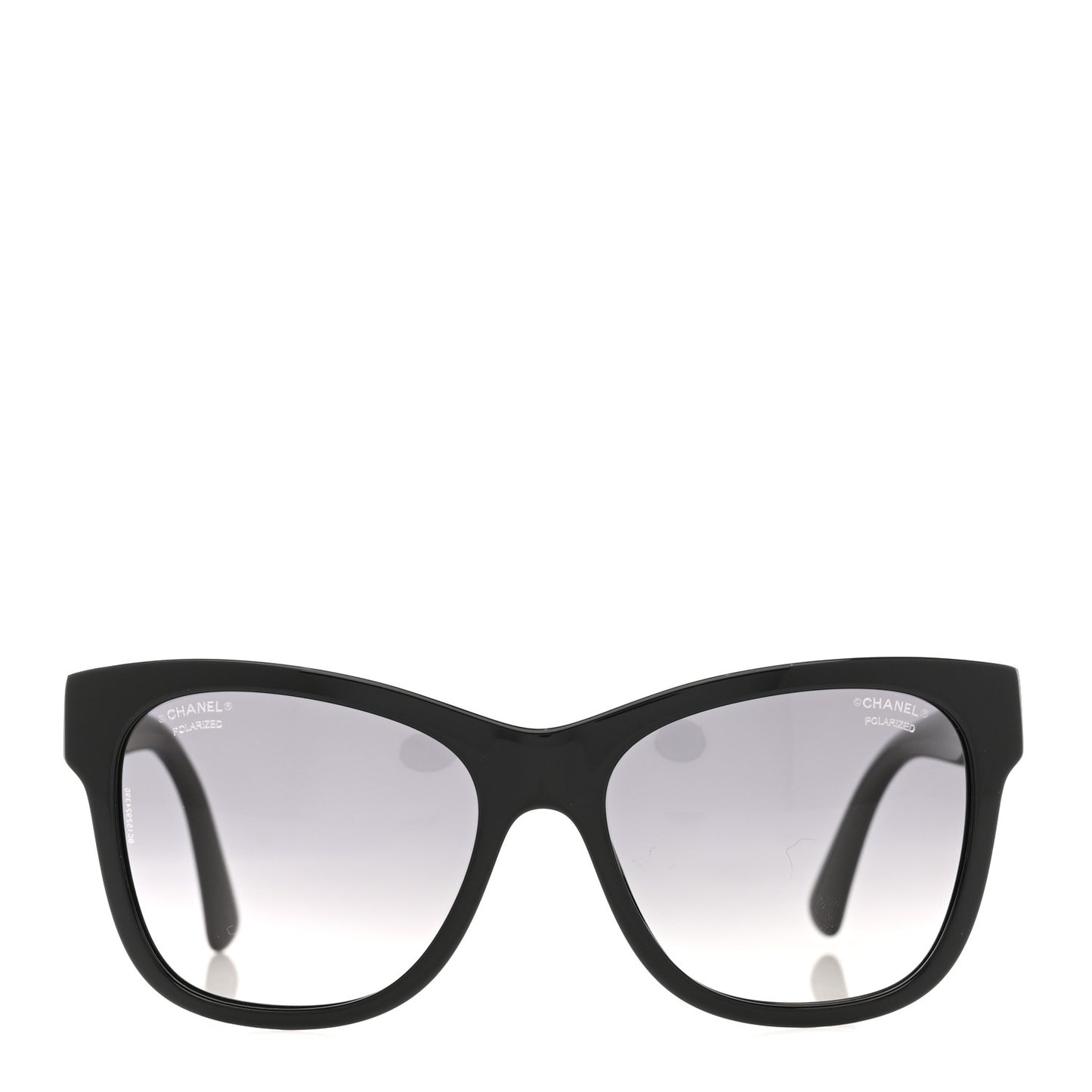 Acetate Polarized Square CC Sunglasses 5380 Black
