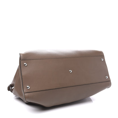 Fendi Vitello Dolce Shiny Nappa Large Peekaboo Iconic Satchel Brown 3 of 10