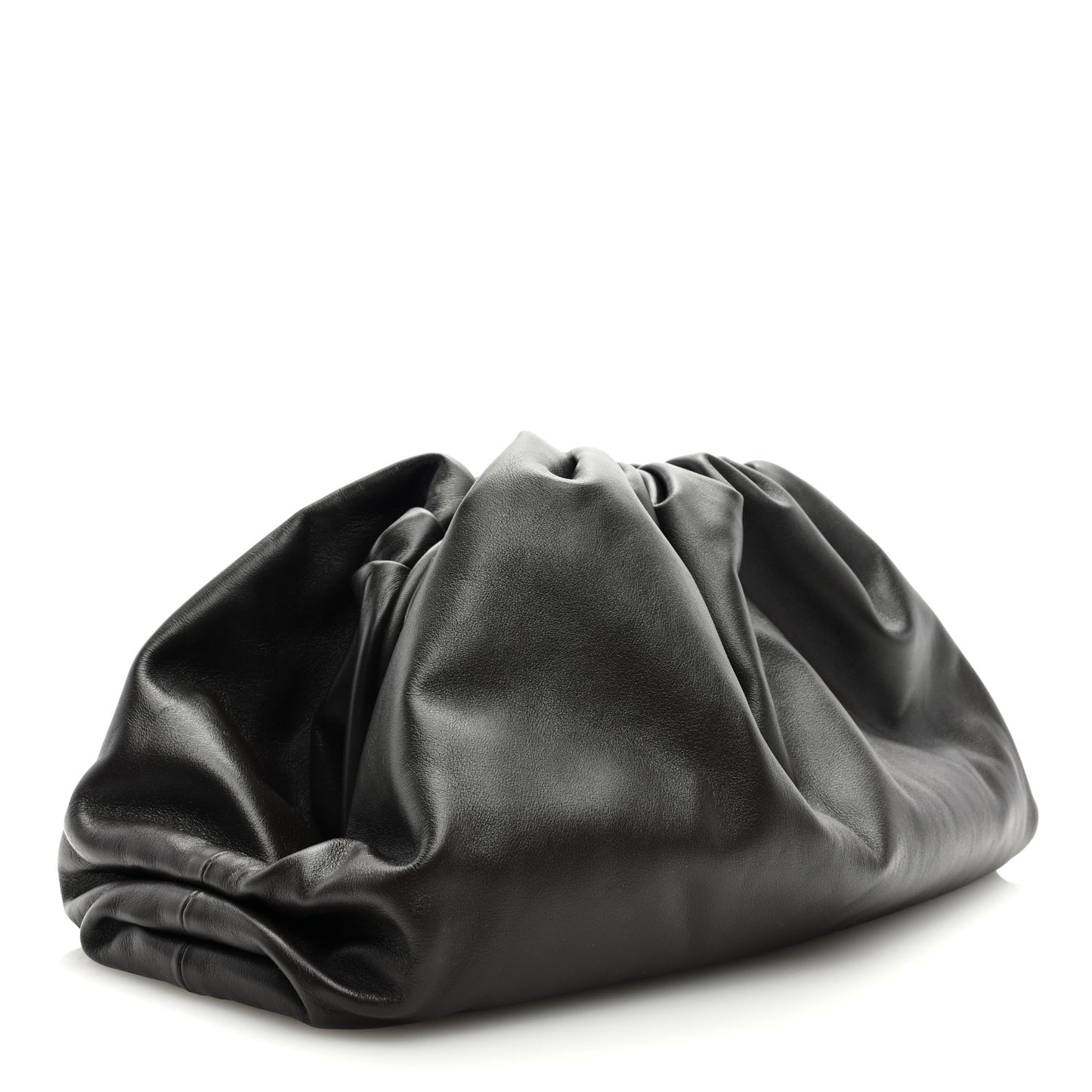 Smooth Butter Calf The Pouch Oversized Clutch Fondente