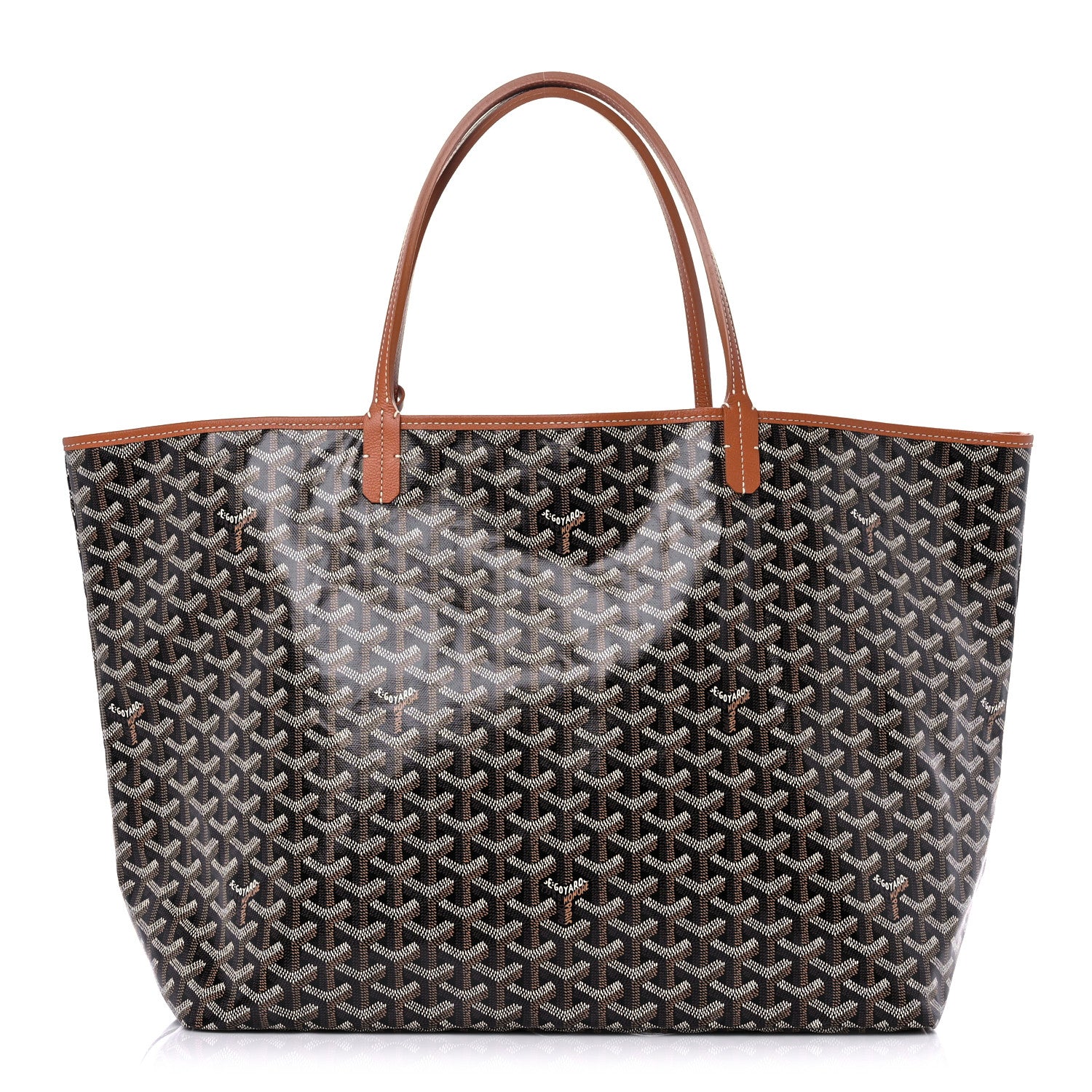 Goyard Goyardine Saint Louis GM Black Gold 3 of 9
