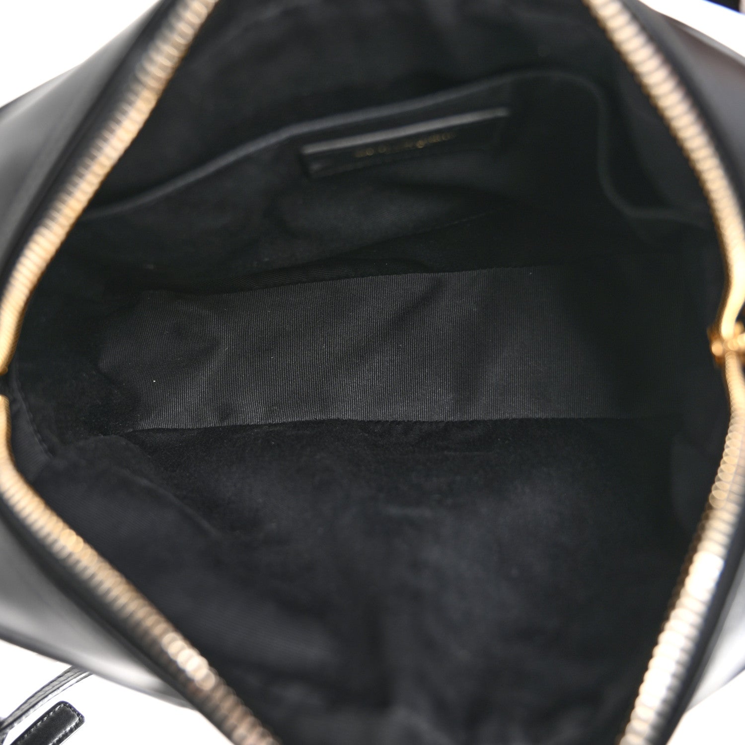 Saint Laurent Calfskin Matelasse Monogram Lou Camera Bag Black 5 of 10