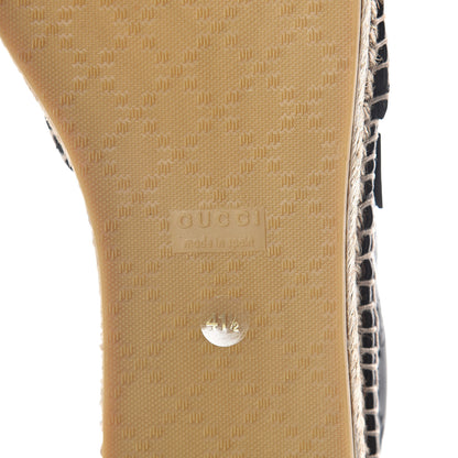 Gucci Guccissima Signature Espadrilles 41.5 Black 6 of 7