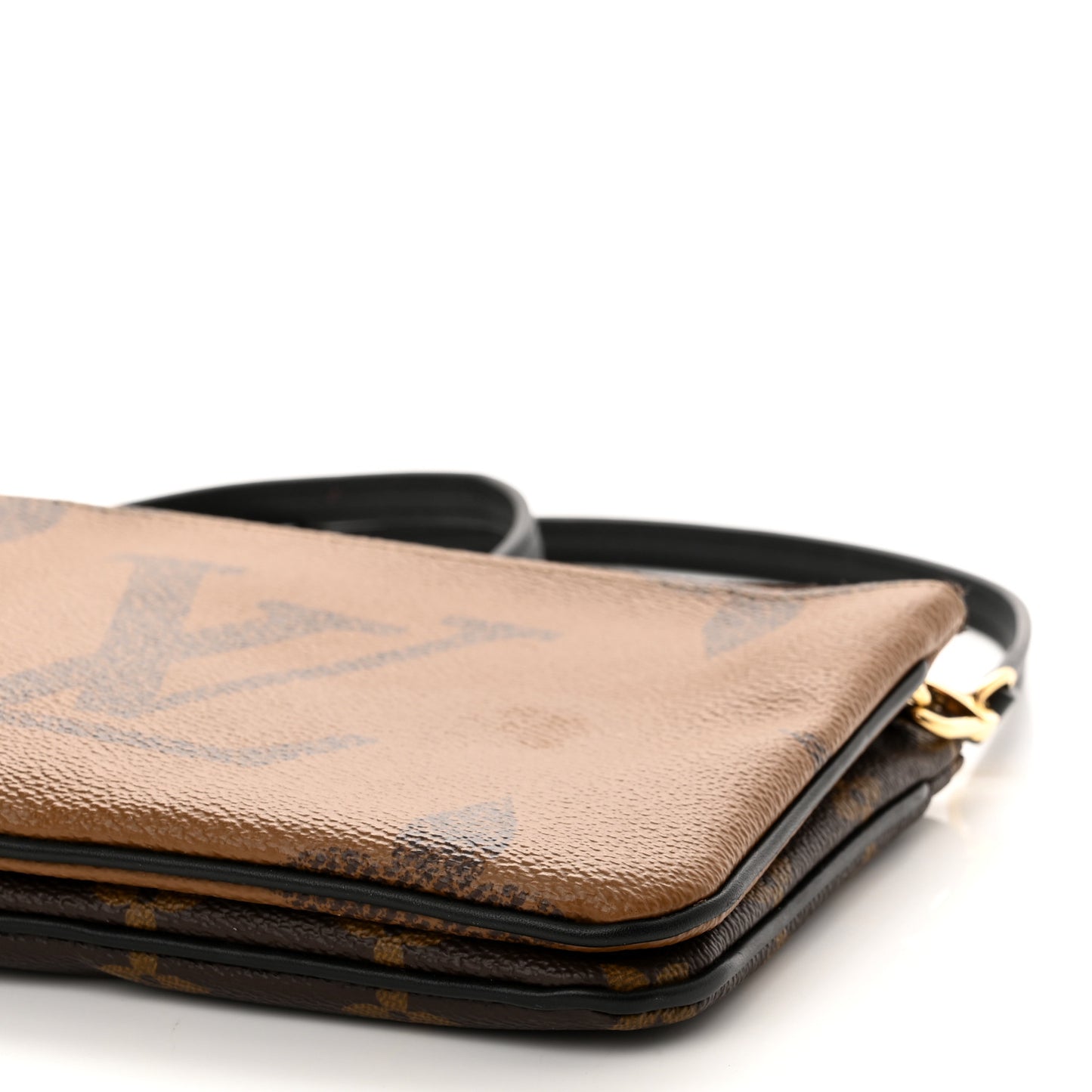 Reverse Monogram Giant Double Zip Pochette