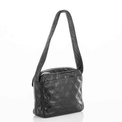 Chanel Lambskin Quilted Shoulder Bag Black 3 of 8