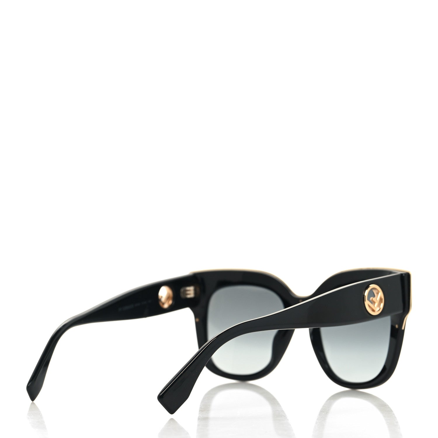 Fendi Acetate F is Fendi Cat Eye Sunglasses FF 0359/G/S Black 4 of 7