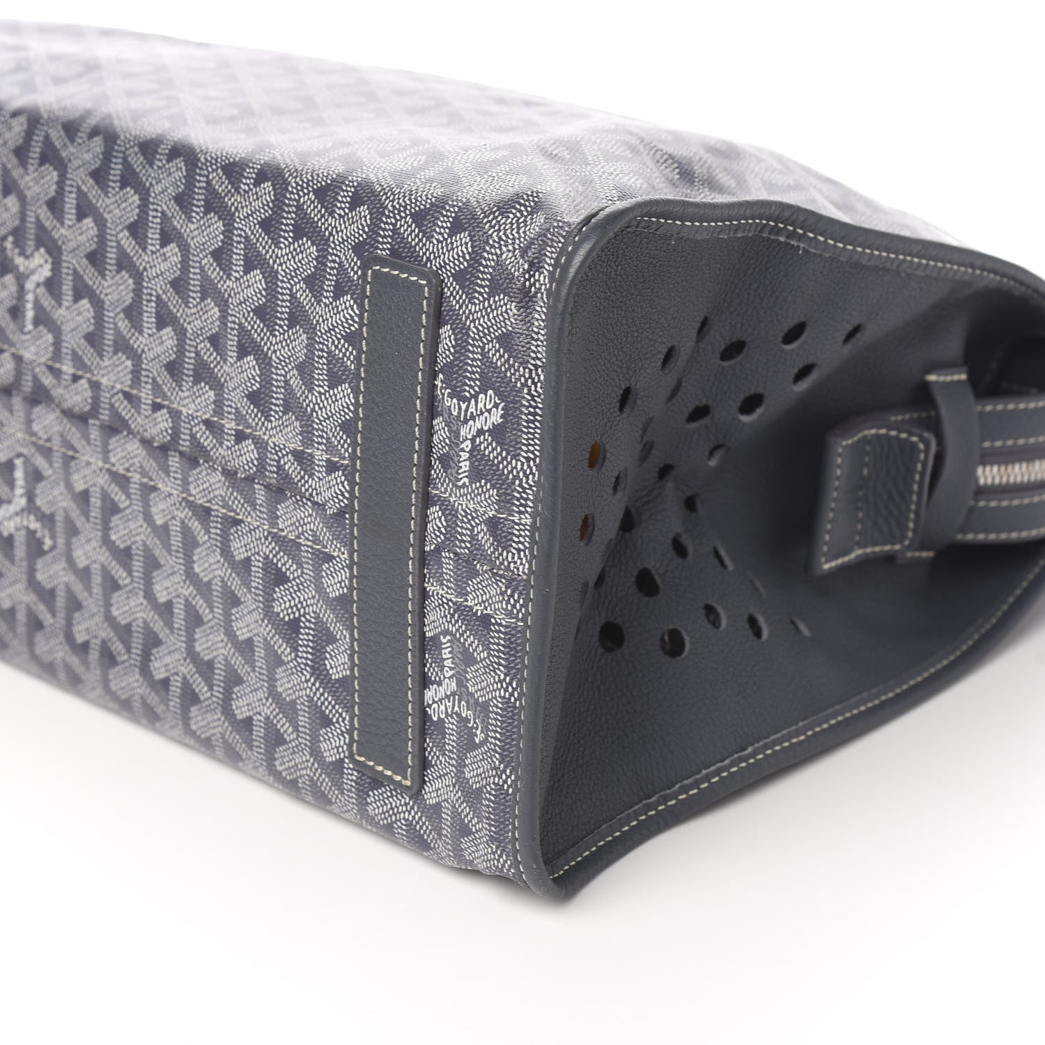 Goyard Goyardine Sac Hardy Pet Carrier PM Grey 7 of 10