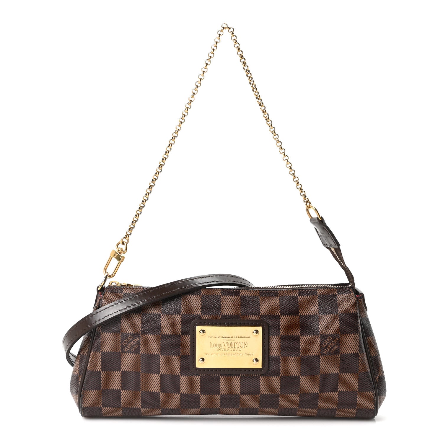 Louis Vuitton Damier Ebene Eva Clutch 1 of 10