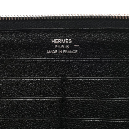 Hermes Lizard Azap Wallet Black 6 of 7
