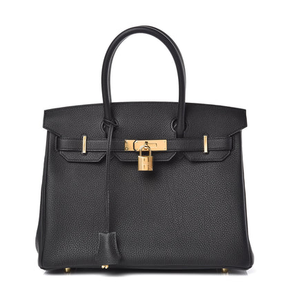 Hermes Togo Birkin 30 Black 1 of 33