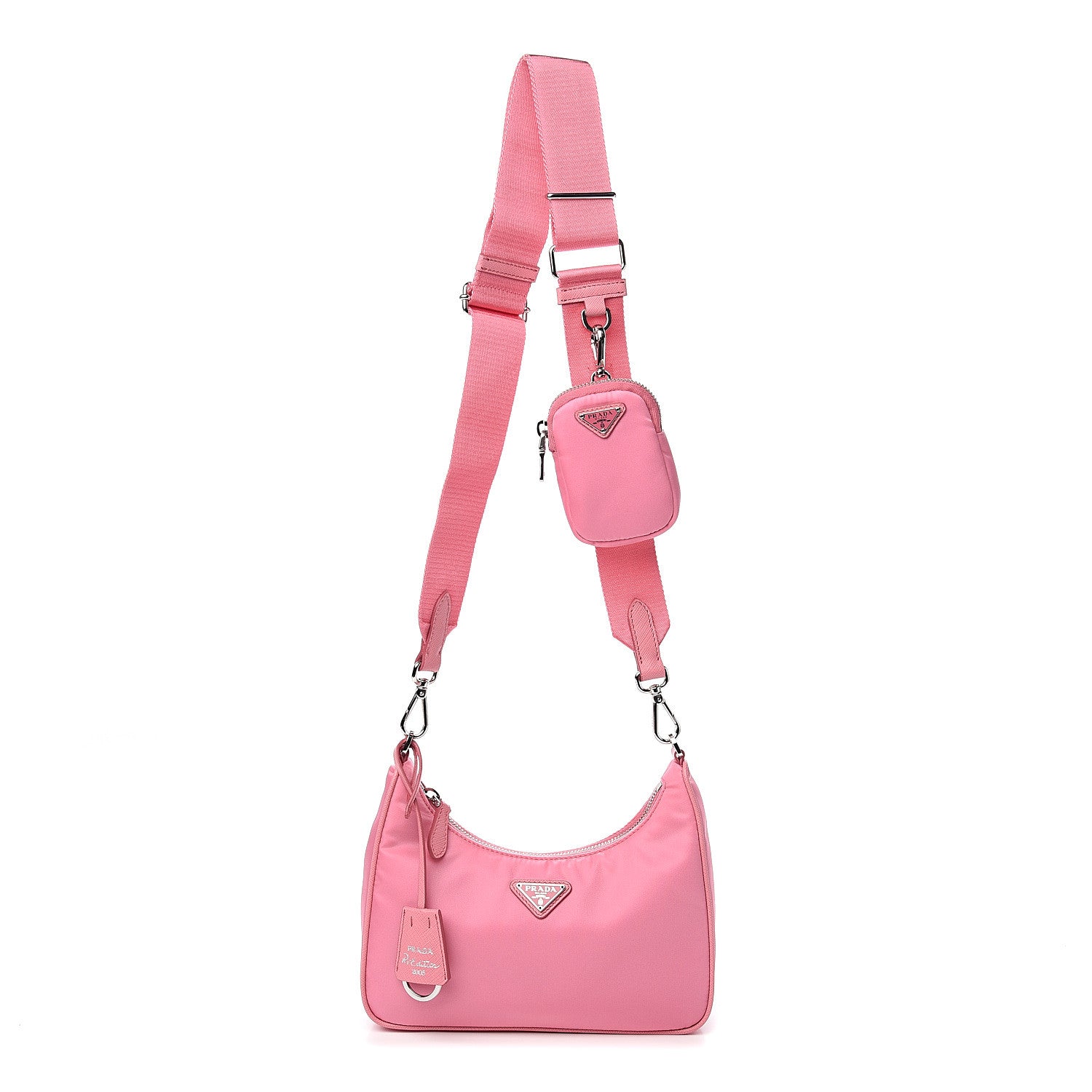 Prada Nylon Re-Edition 2005 Shoulder Bag Begonia 1 of 11