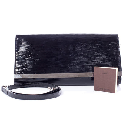 Louis Vuitton Electric Epi Sevigne Clutch Black 9 of 9
