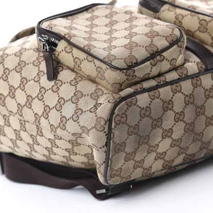 Gucci Monogram Backpack Dark Brown 5 of 14