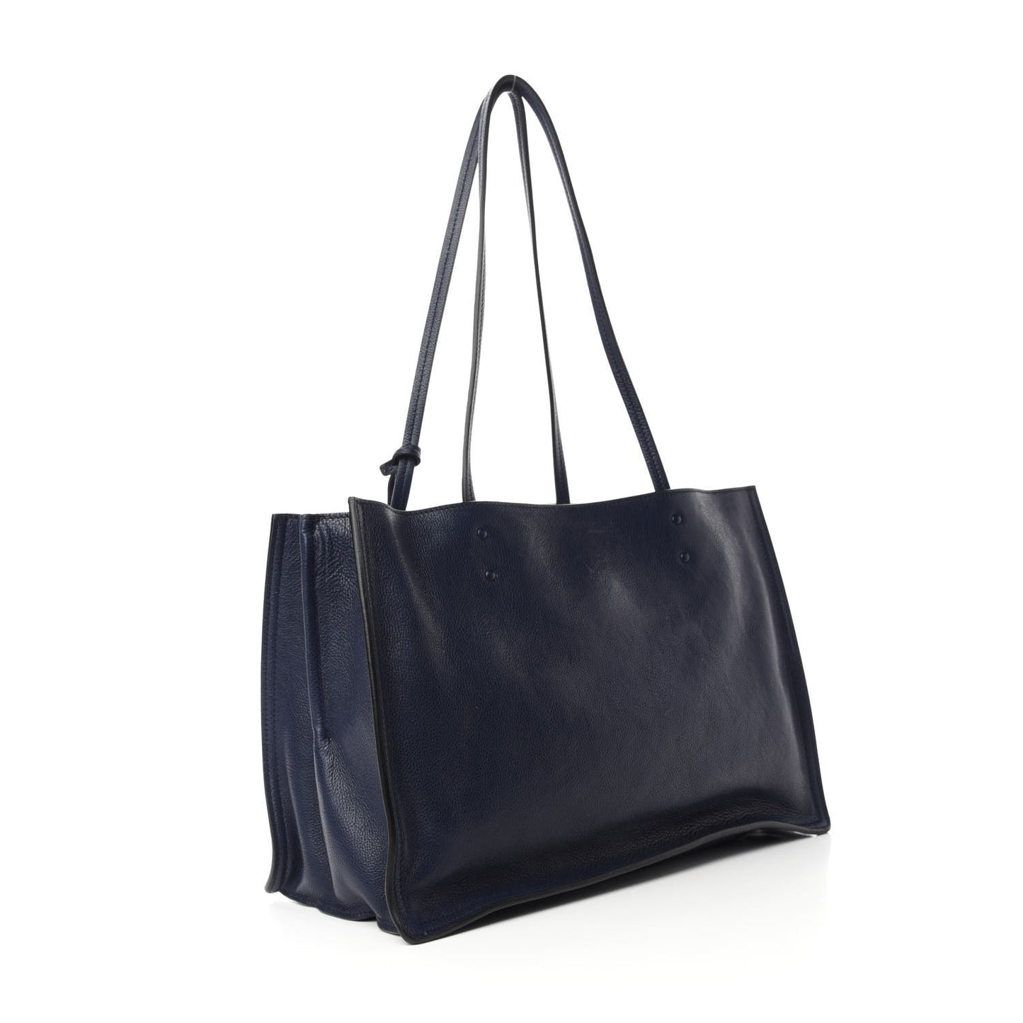 Glace Calf Etiquette Tote Astrale Inchiostro