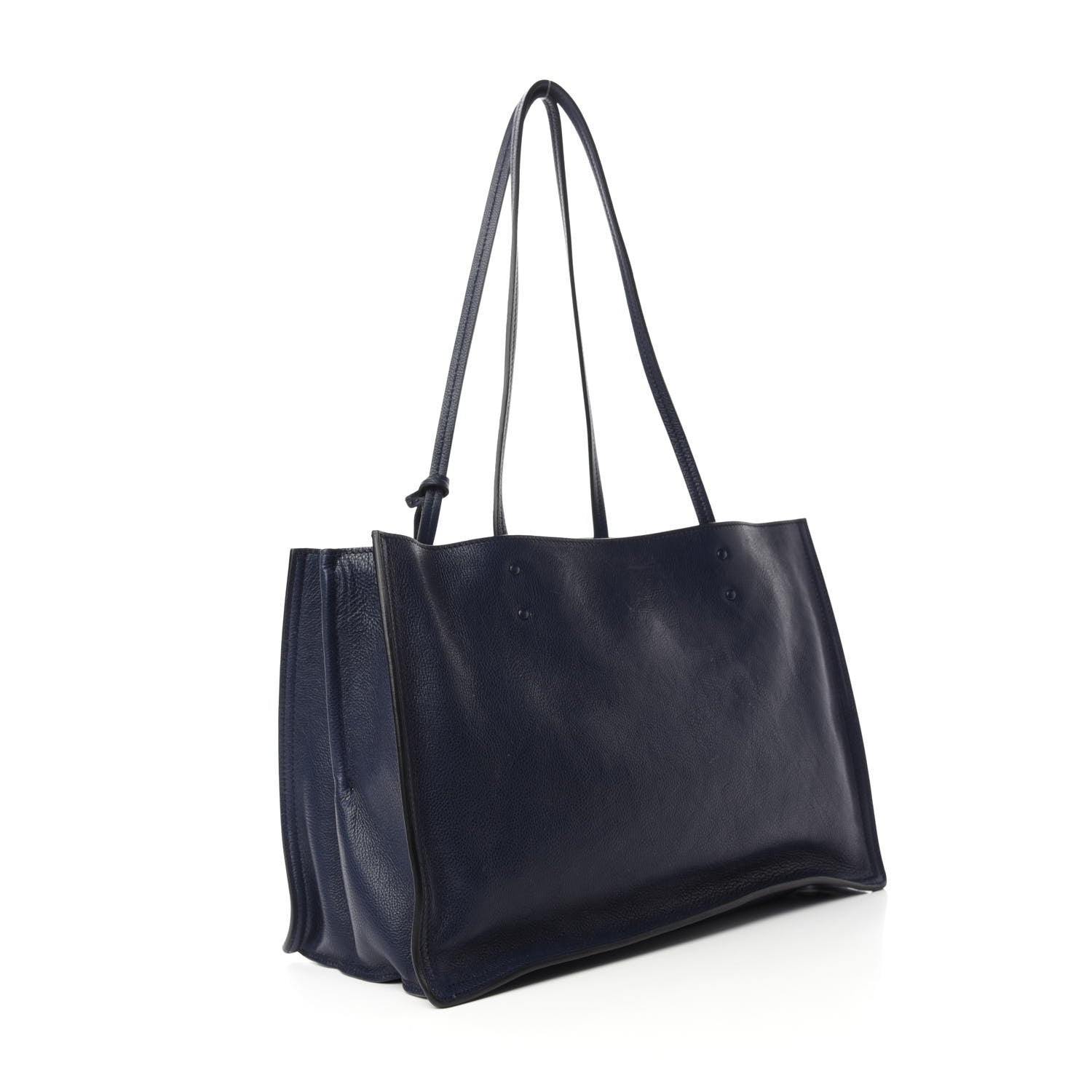 Prada Glace Calf Etiquette Tote Astrale Inchiostro 3 of 10