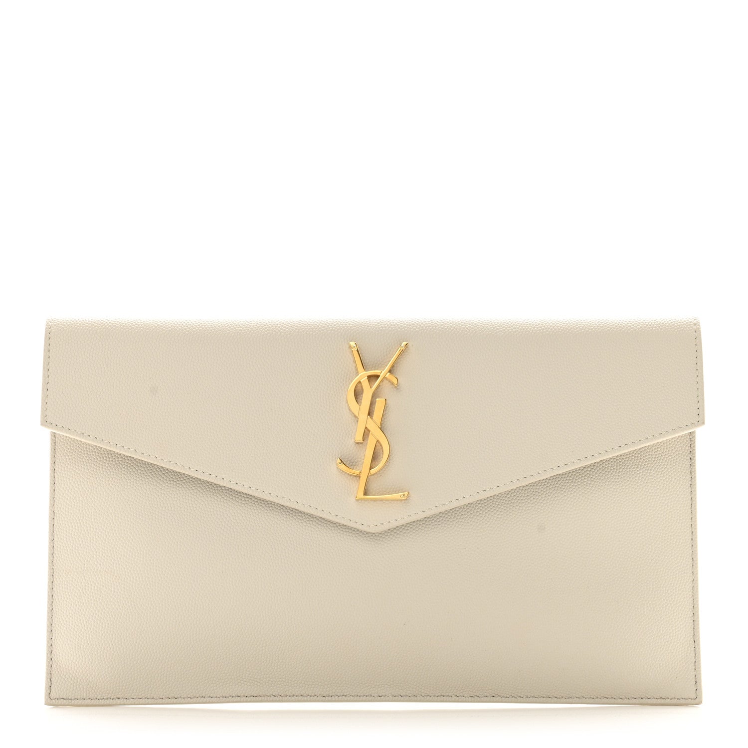 Saint Laurent Grain De Poudre Uptown Pouch Crema Soft 1 of 7