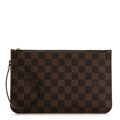 Louis Vuitton Damier Ebene Neverfull MM GM Pochette 1 of 9
