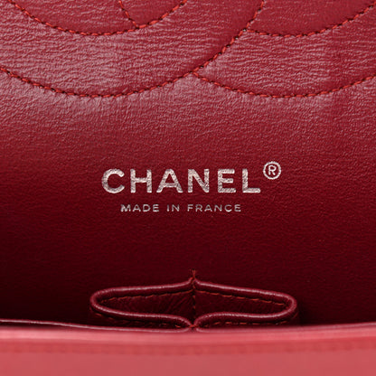 Chanel Patent Quilted Jumbo Double Flap Dark Red 6 of 12