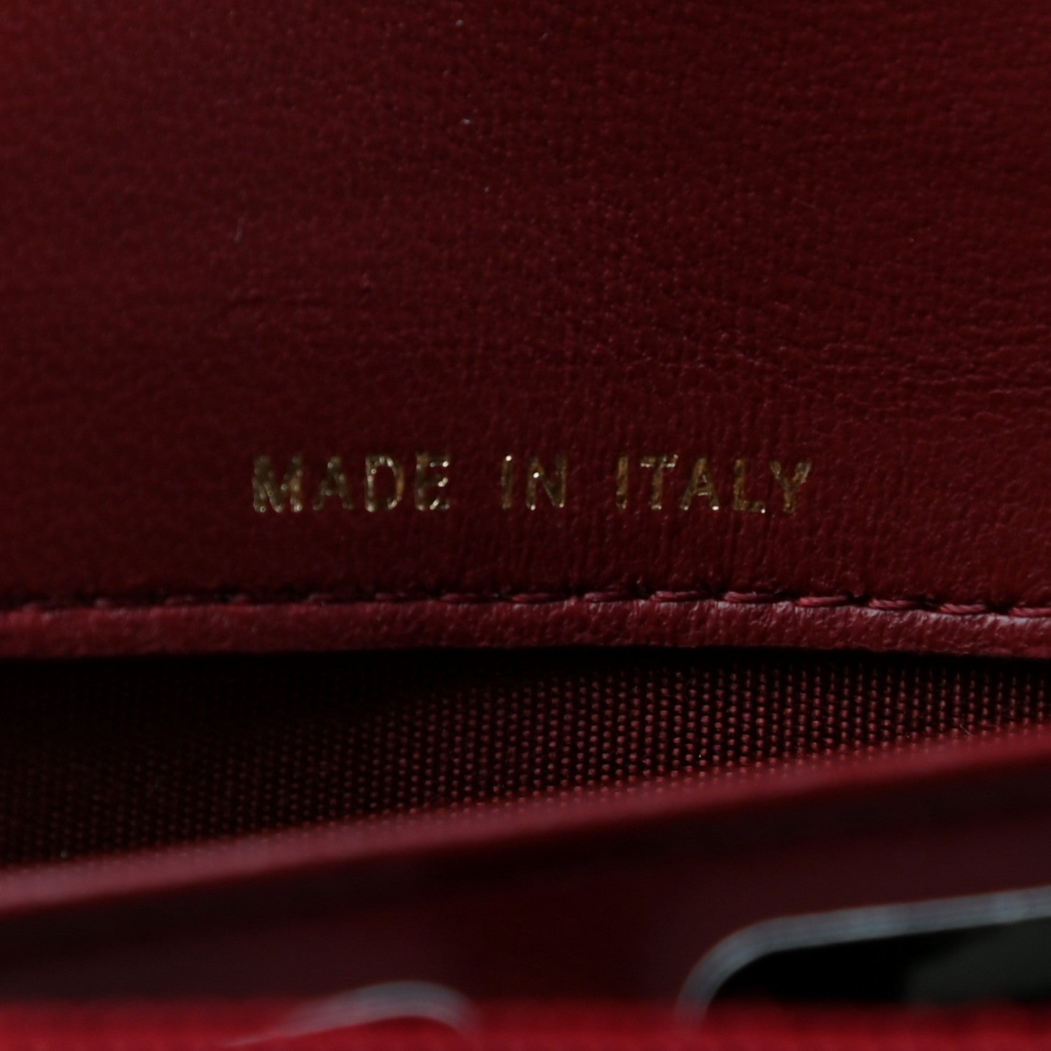 Chanel Lambskin Quilted Boy Flap Wallet Dark Red 7 of 8