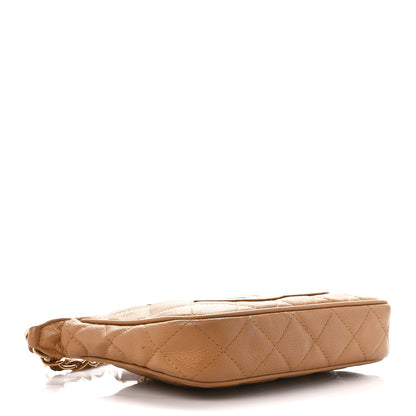 Chanel Caviar Quilted Timeless CC Shoulder Bag Beige 4 of 10
