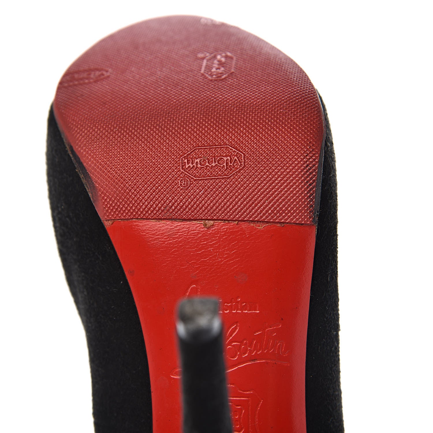 Christian Louboutin Suede Royal Miss Clichy 140 Pumps 37 Black 16 of 19