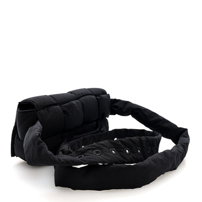 Bottega Veneta Nylon Intrecciato Padded Tech Mini Cassette Belt Bag Black 3 of 9