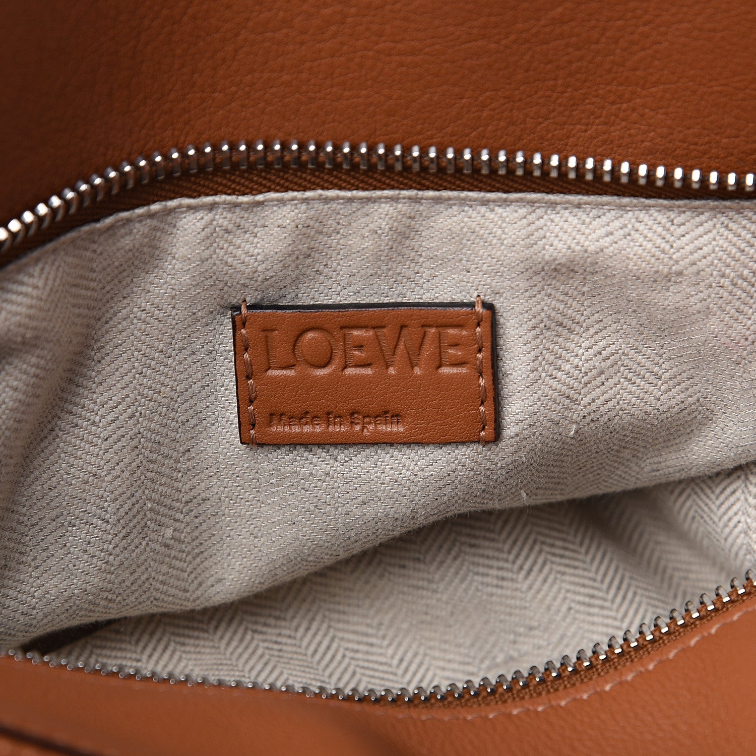 Loewe Calfskin Medium Puzzle Bag Tan 5 of 10