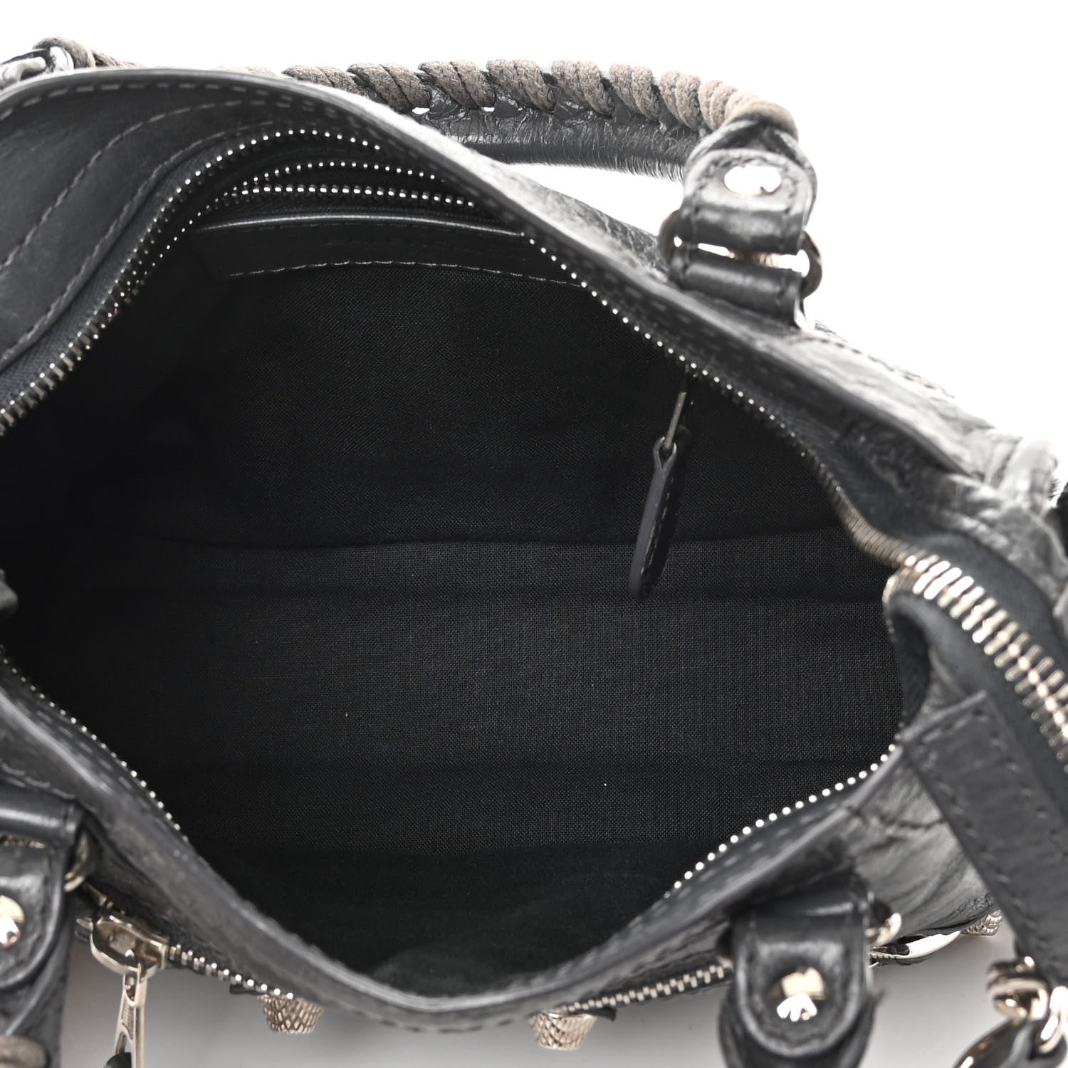 Balenciaga Agneau Giant 12 Silver Hardware Mini City Gris Fossile 5 of 13