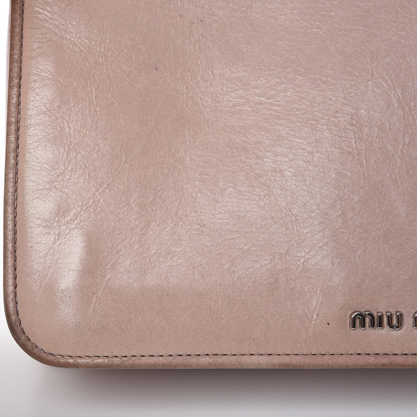 Vitello Shine Club Shoulder Bag Mughetto