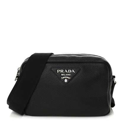 Prada Vitello Daino Camera Crossbody Black 1 of 10