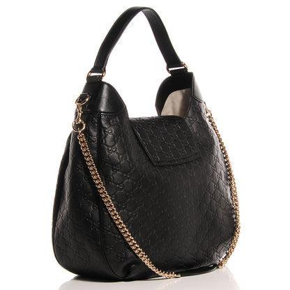 Gucci Guccissima Medium Emily Hobo Black 3 of 7