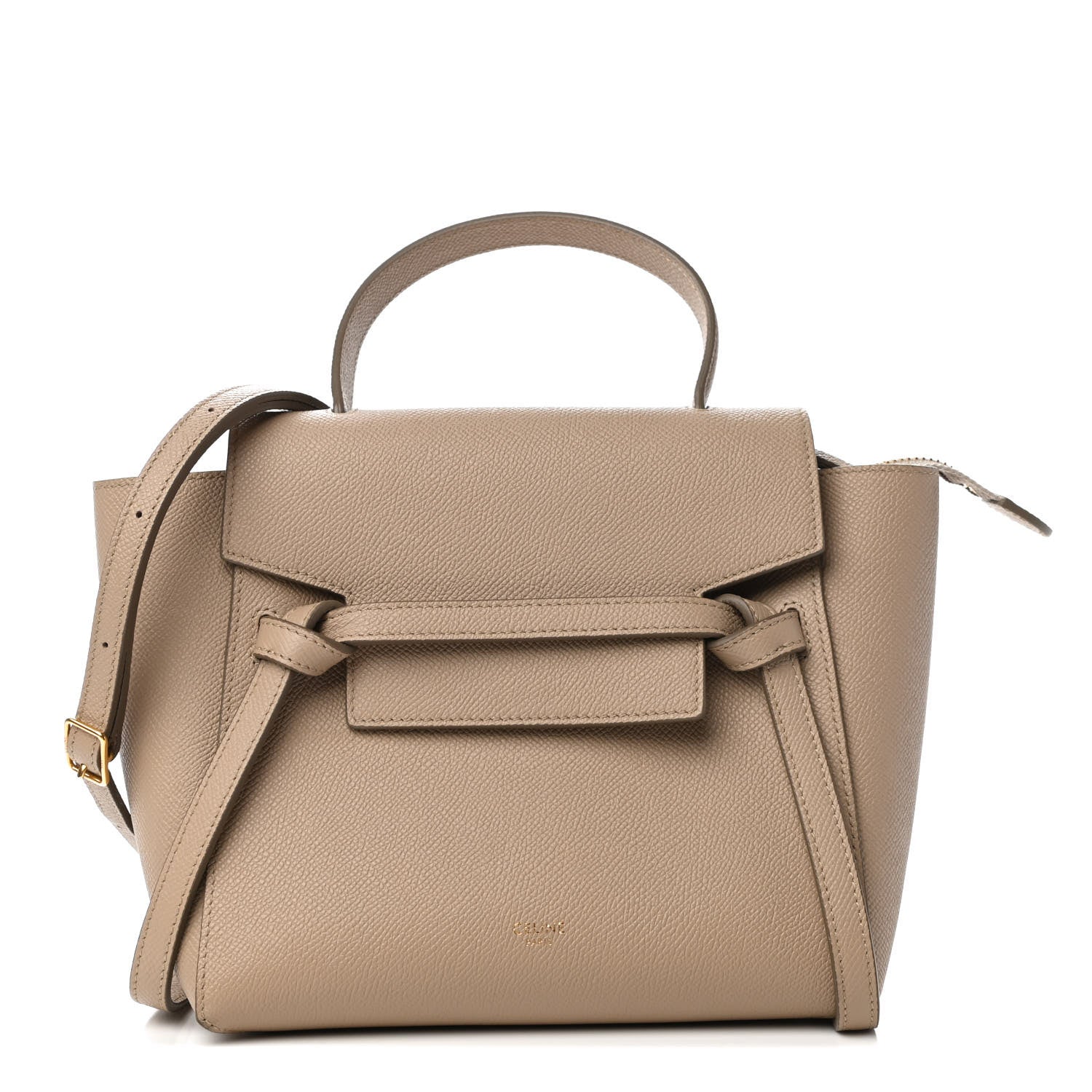 Celine Grained Calfskin Nano Belt Bag Light Taupe 1 of 4