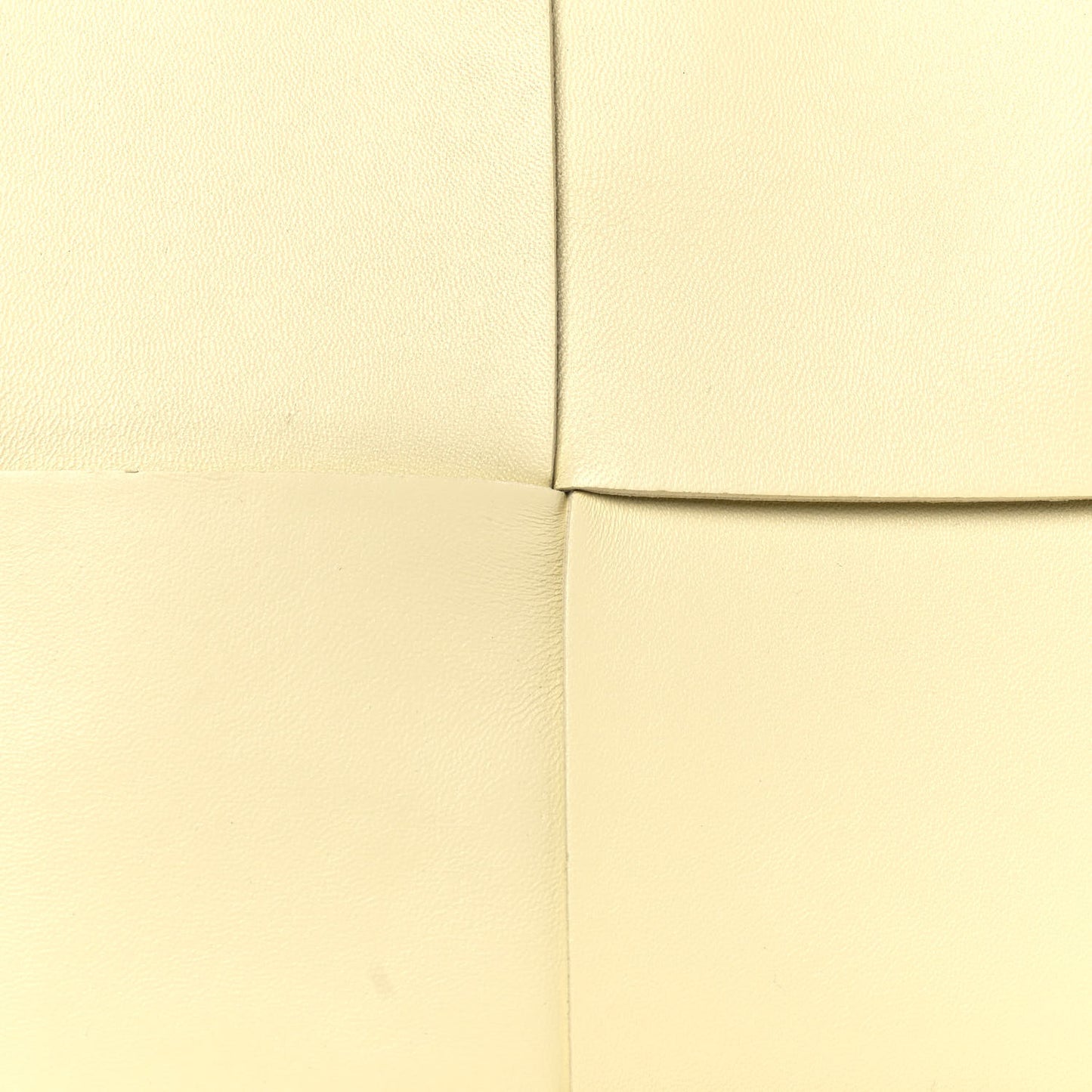 Grained Calfskin Intrecciato Small Arco Tote Ice Cream