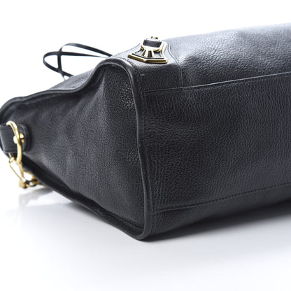 Balenciaga Chevre Gold Metallic Edge Hardware City Black 9 of 13