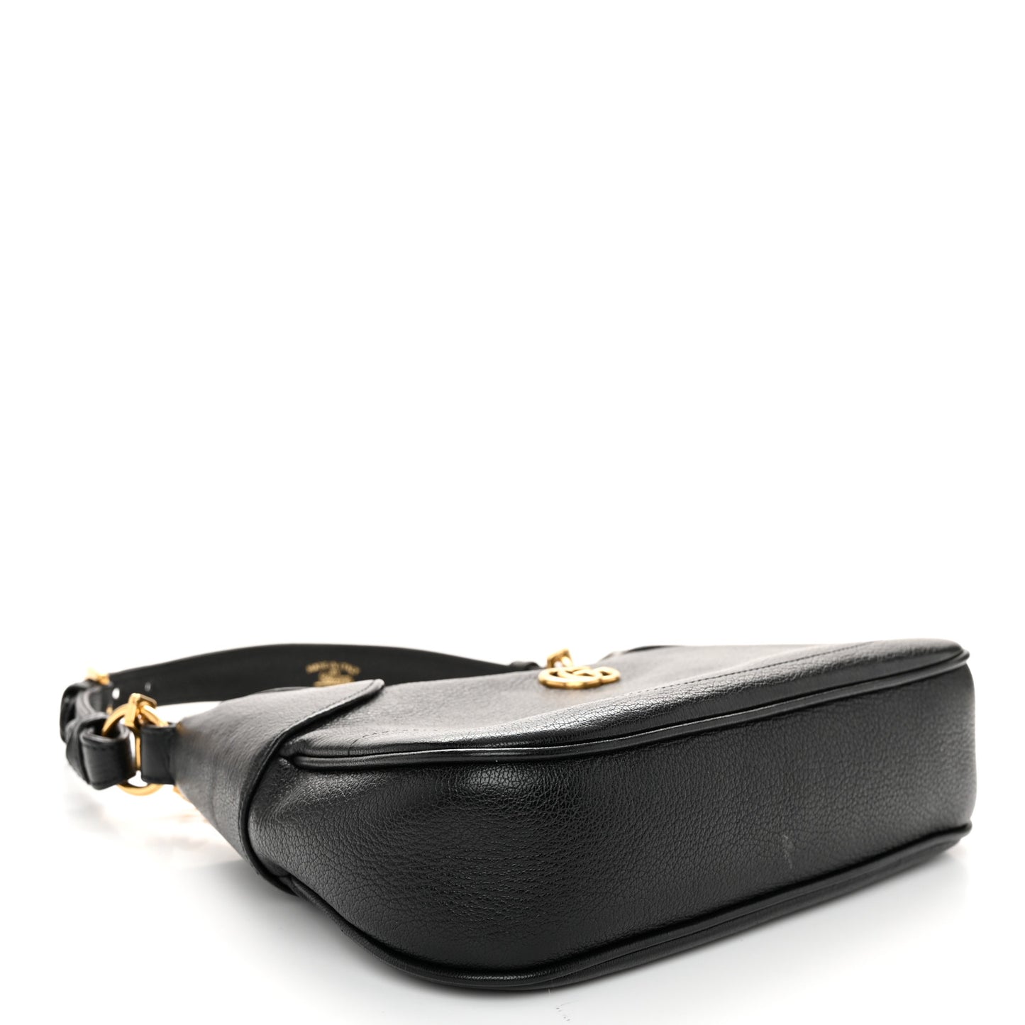 Goatskin Small Aphrodite Shoulder Bag Black