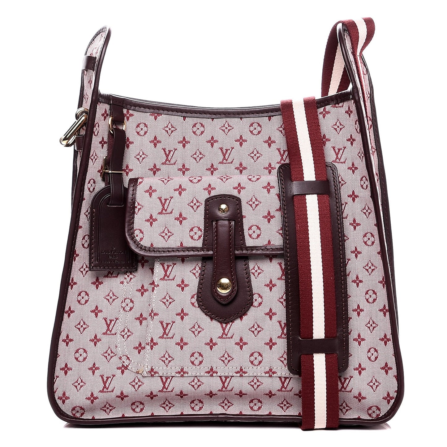 Mini Monogram Besace Mary Kate Cherry