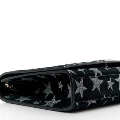 Saint Laurent SAINT LAURENT Suede Star Medium Monogram Kate Satchel Black 10 of 12