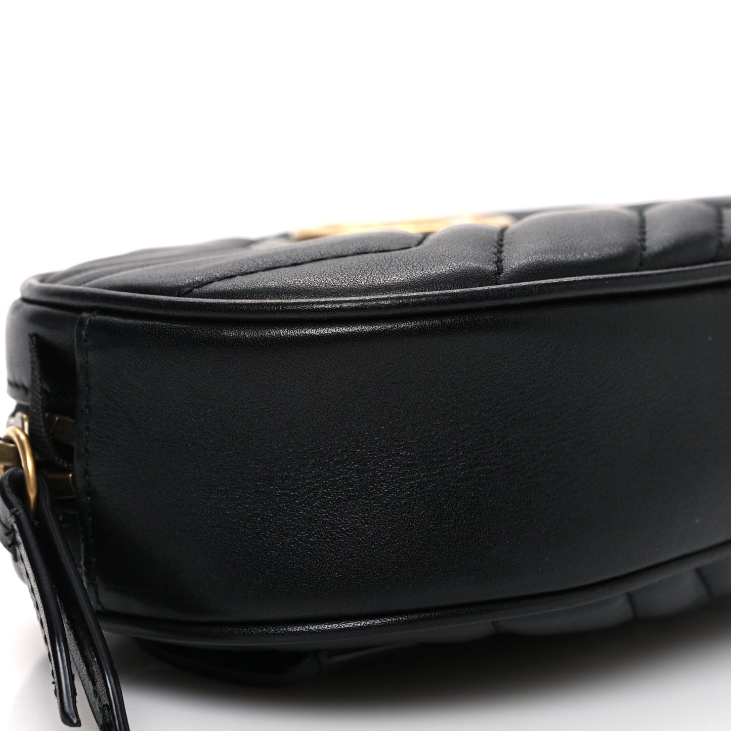 Calfskin Matelasse GG Marmont Belt Bag 75 30 Black