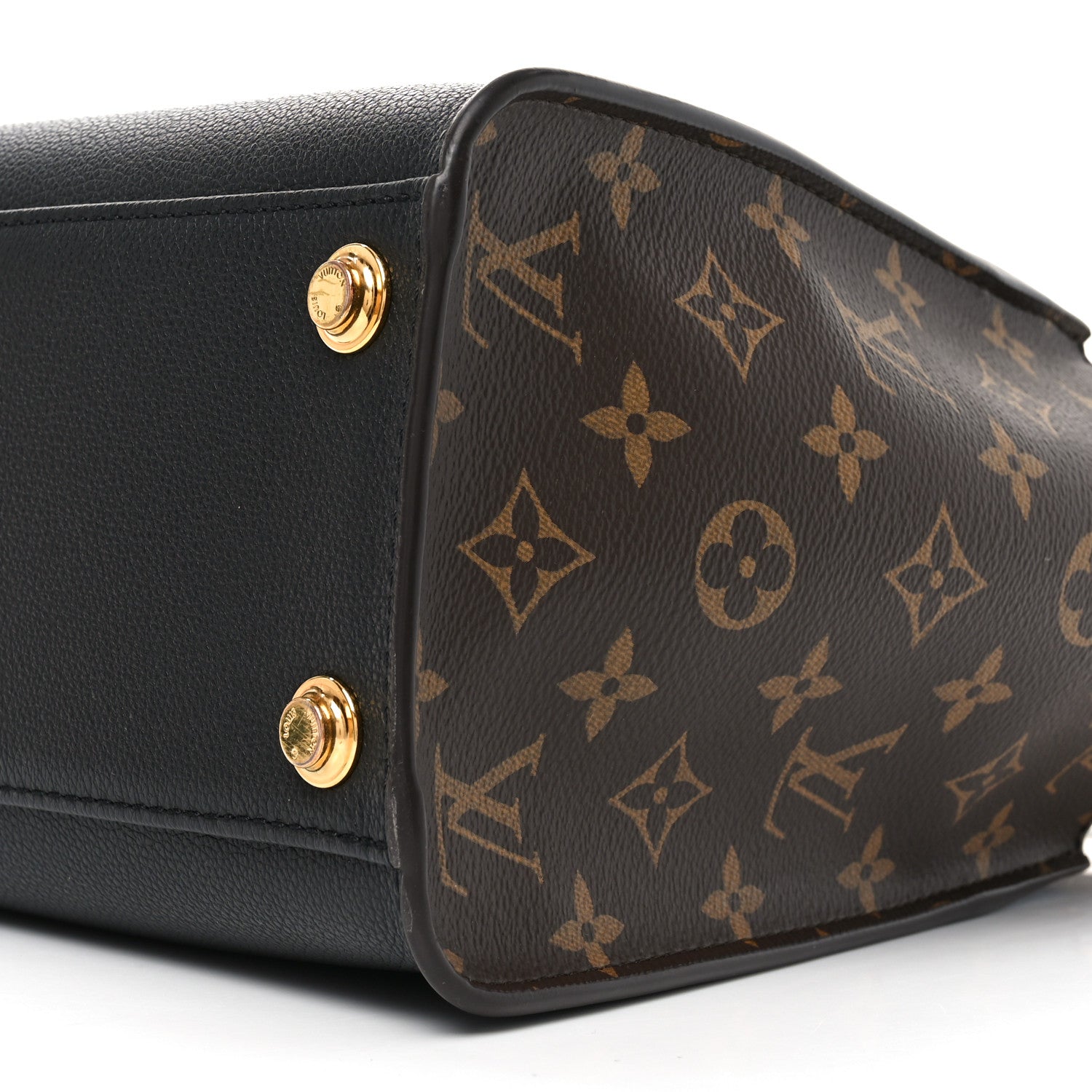 Louis Vuitton Calfskin Monogram On My Side Black 9 of 9