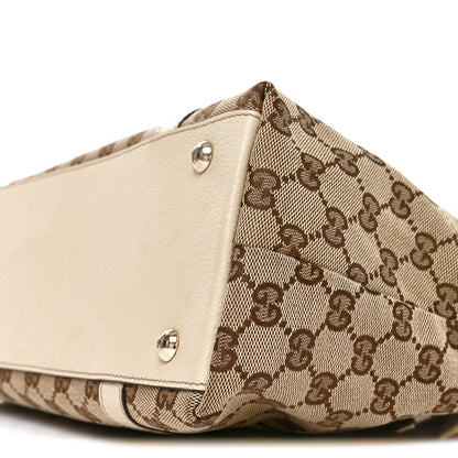 Gucci Monogram Medium Abbey Tote Off White 9 of 9